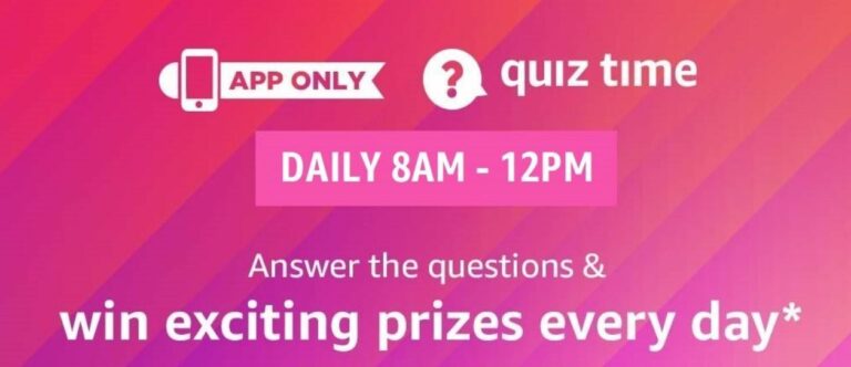 Amazon Quiz Answers Today [for 21 August 2022]